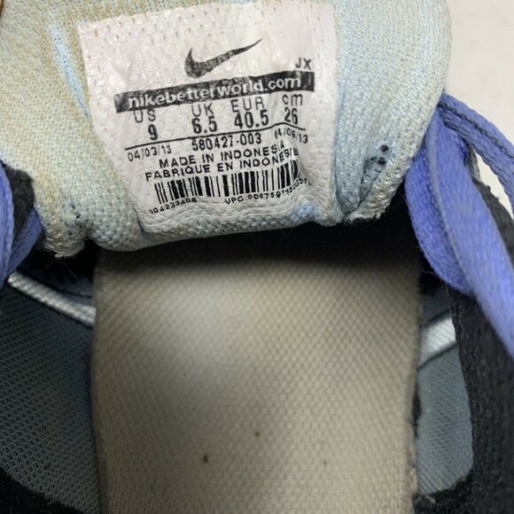 Nike 580427-003 Dart 10 Womens Black Purple Athletic Running Shoe - Picture 6 of 7